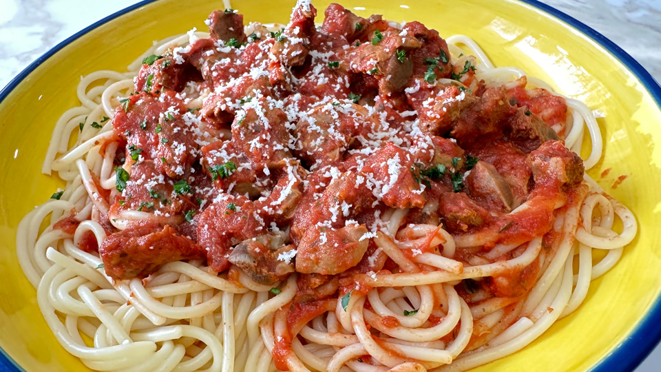 Sicilian Chicken Gizzards
